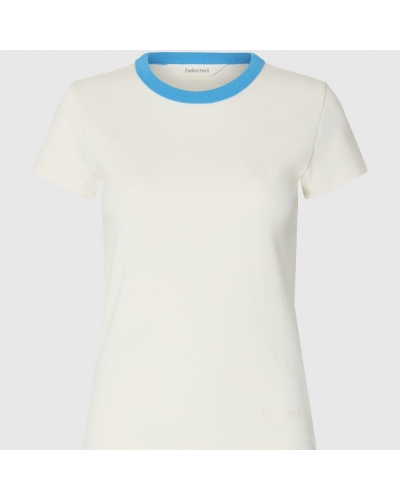 TSHIRT Blanc Aqua Selected - 4