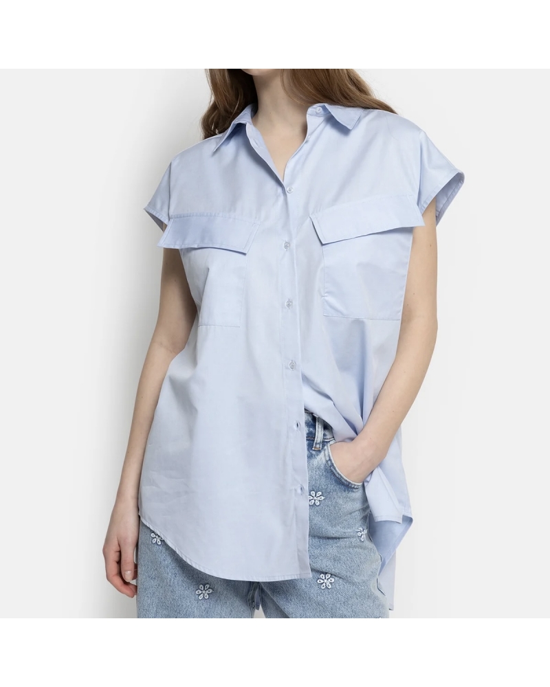 Chemise NISRINE Light Blue AME ANTWERP - 1
