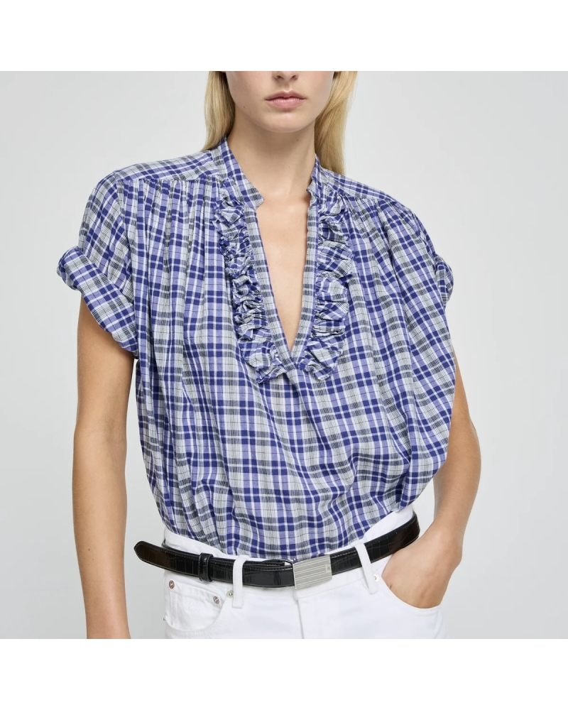 DIDA Navy Checks Laurence Bras - 1