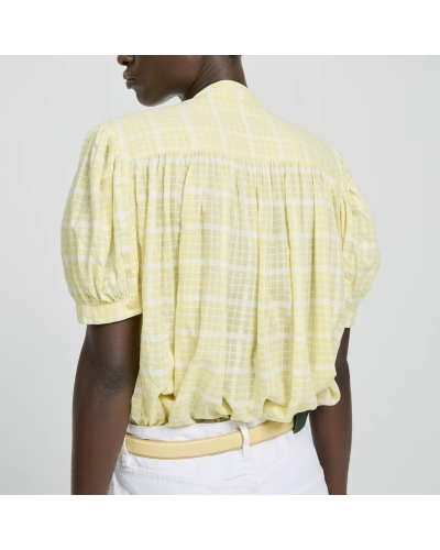 AJMER Yellow Checks Laurence Bras - 2