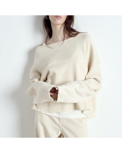 Sweat ITONAY Ecru AMERICAN VINTAGE - 1