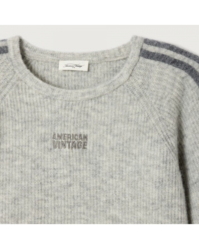 Pull VITOW Gris AMERICAN VINTAGE - 2