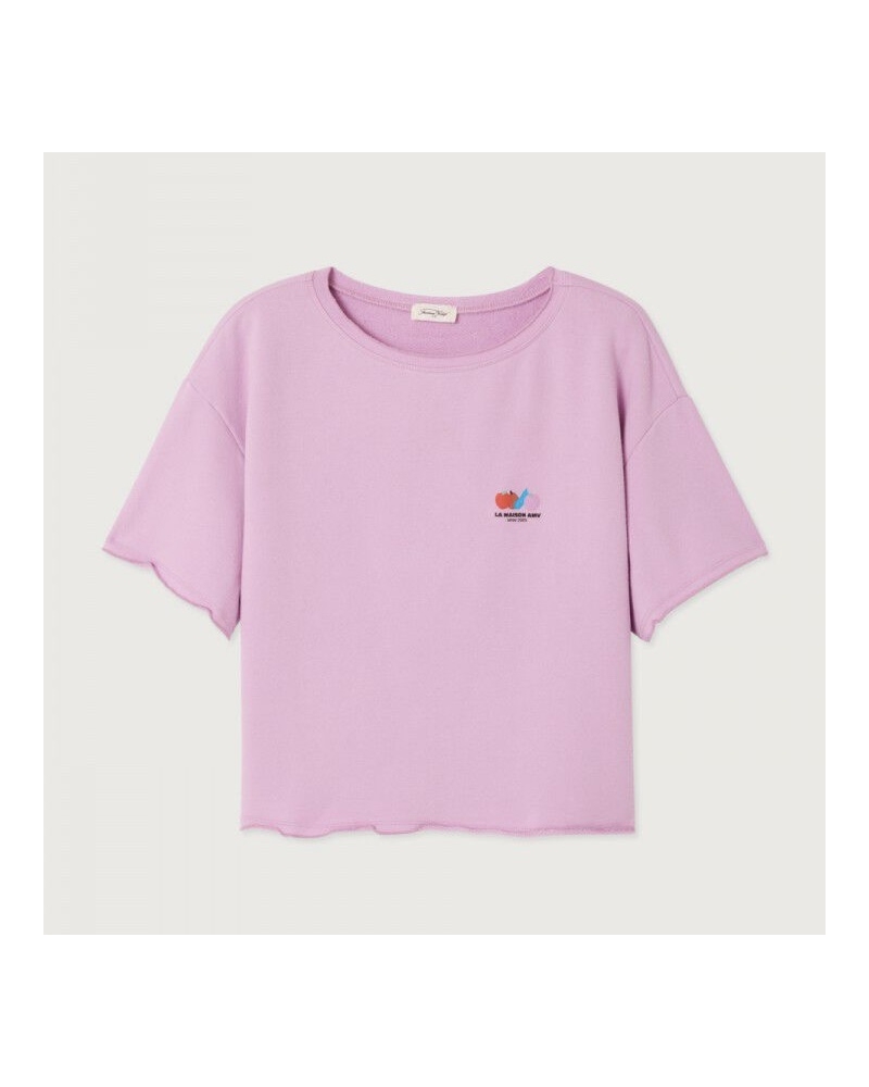 T-shirt ATUBAY Orchidée AMERICAN VINTAGE - 1