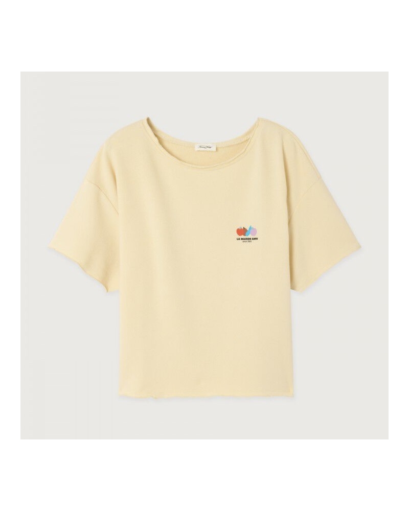 T-shirt ATUBAY Ecru AMERICAN VINTAGE - 2
