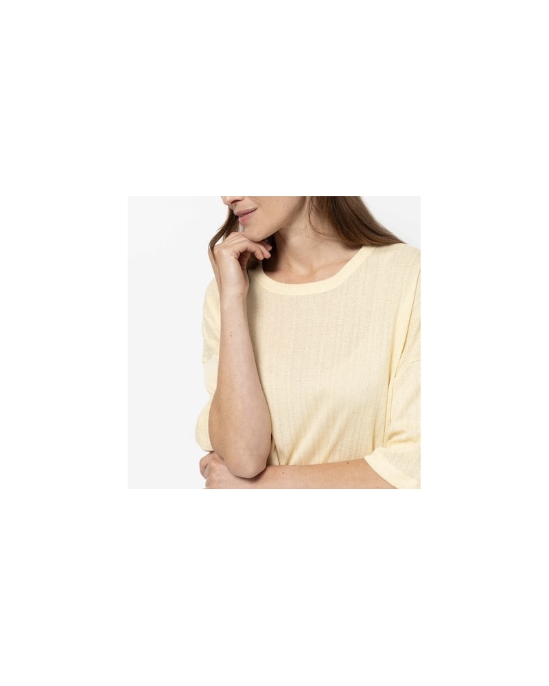 T-Shirt KLAXON Yellow AME ANTWERP - 1