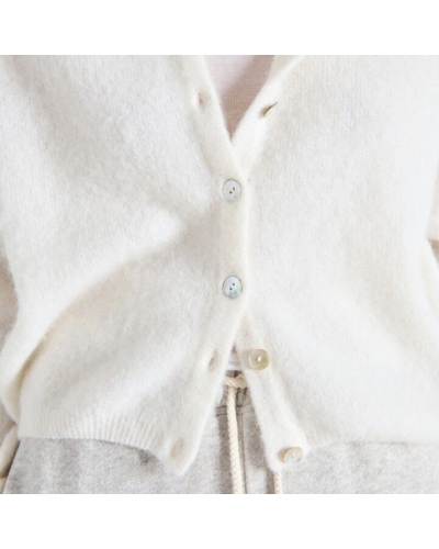 Gilet VITOW Blanc AMERICAN VINTAGE - 3