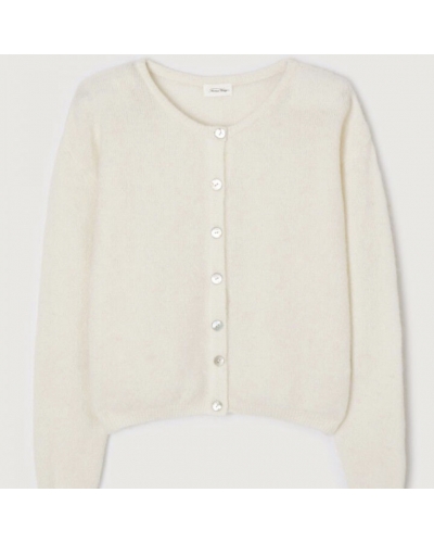 Gilet VITOW Blanc AMERICAN VINTAGE - 4