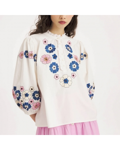 AMANTINA Blouse cream Antik Batik - 1