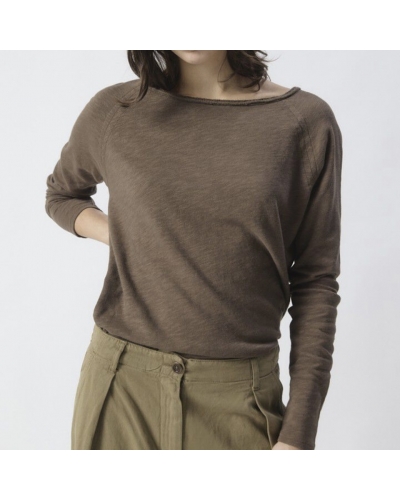 T-shirt SONOMA ML Châtaignier AMERICAN VINTAGE - 1