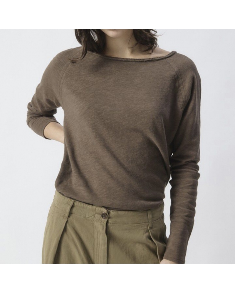 T-shirt SONOMA ML Châtaignier AMERICAN VINTAGE - 1