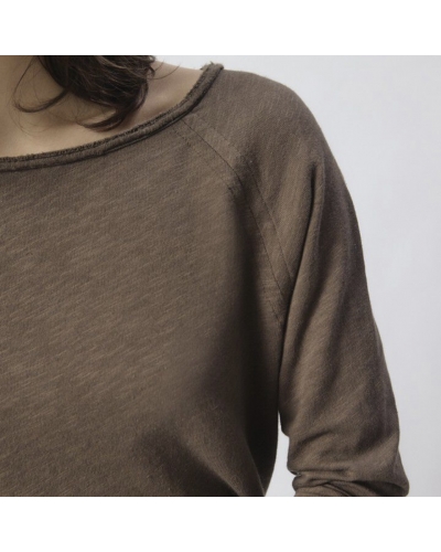 T-shirt SONOMA ML Châtaignier AMERICAN VINTAGE - 3