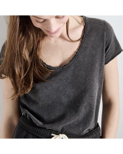 T-shirt SONOMA MC Noir AMERICAN VINTAGE - 1