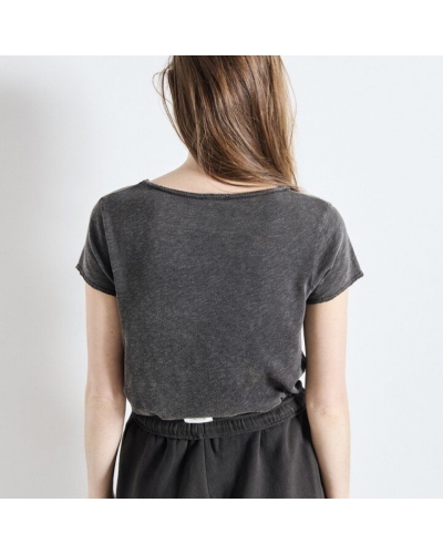 T-shirt SONOMA MC Noir AMERICAN VINTAGE - 2
