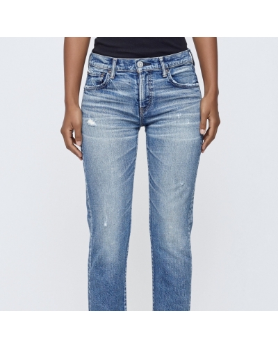LINDEN Slim straight Moussy - 1