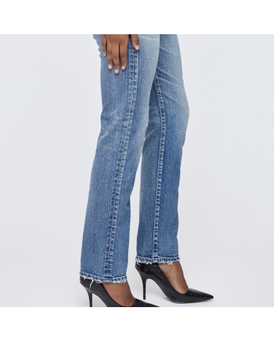 LINDEN Slim straight Moussy - 3