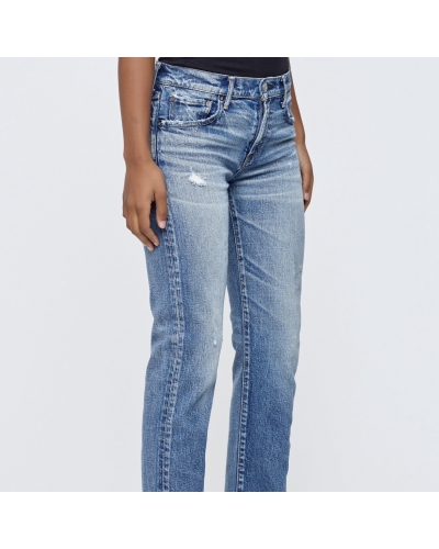 LINDEN Slim straight Moussy - 4