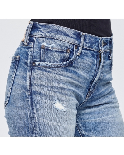 LINDEN Slim straight Moussy - 5