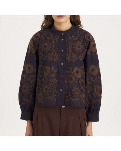 Blouse MATIAS Navy Antik Batik - 1