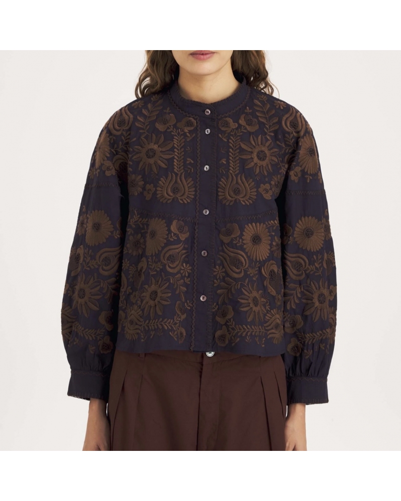 Blouse MATIAS Navy Antik Batik - 1