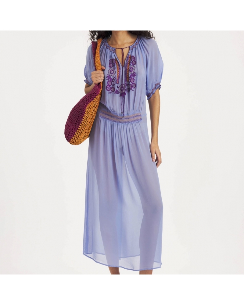 Dress DELIA Blue Antik Batik - 1