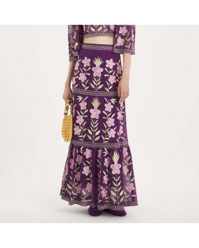 Longshirt CARIOCA Purple Antik Batik - 1