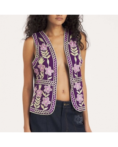 Gilet CARIOCA Purple Antik Batik - 2