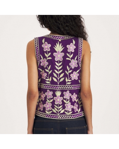 Gilet CARIOCA Purple Antik Batik - 3