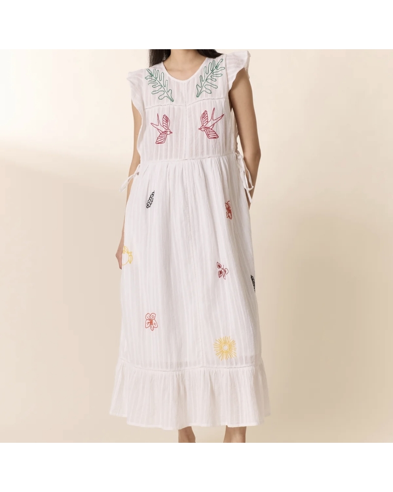 Robe ROOM brodée LEON & HARPER - 1