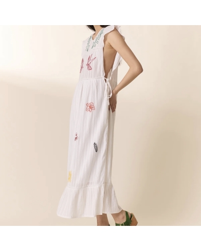 Robe ROOM brodée LEON & HARPER - 4